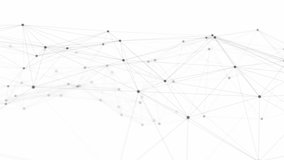 Network wave animation connected glass spheres on blue background with copy space. Seamless loop 4K  - Powered by Shutterstock - Get 15% off with code: PIKWIZARD15