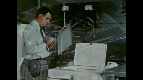 CIRCA 1950s - At the Whirlpool appliance factory, quality control of the highest standard must be constantly monitored.
