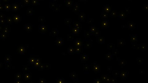 Concept 5-L1 View of flying fireflies glowing at Night with flying motion (flight behaviour) and glow animation.