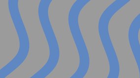 Seamless Blue on Grey Curved Wiggly Line Loop for Youtube Background