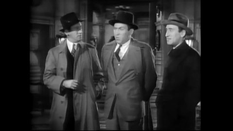 CIRCA 1939- In this classic horror comedy, a trio of detectives is dismissed after solving a case where a murderer dressed up as an escaped gorilla.