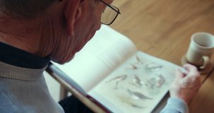 CU HA Senior man reading book / Hull, United Kingdom - Powered by Shutterstock - Get 15% off with code: PIKWIZARD15