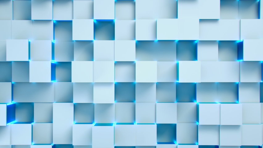 Glacier Cubes V1 - 4K Professional 3D Animated Background Loop