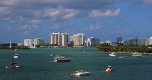 Miami, Florida, USA aerial view