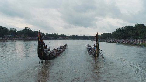 Boat race is a traditional water sport conducted in kerala as a part of Onam festival .