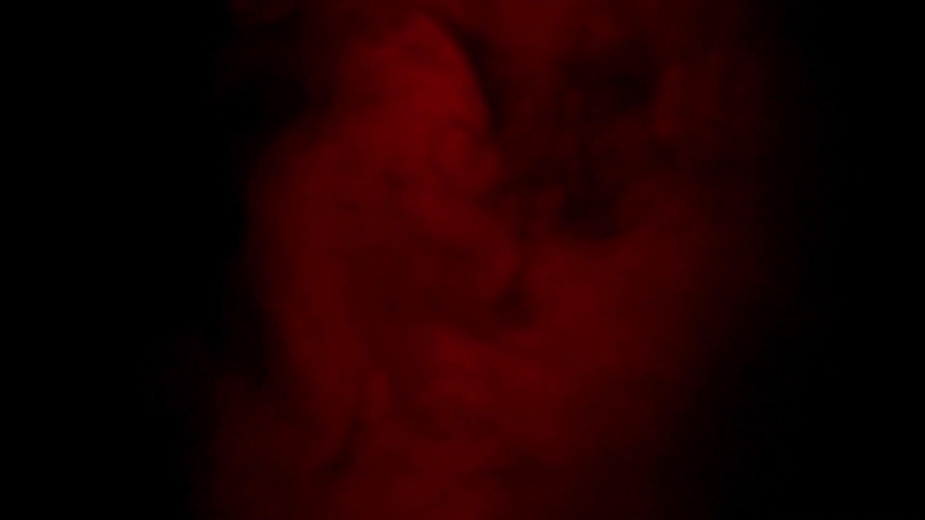 Soft Red Fog in Slow Motion on Dark Backdrop. Realistic Atmospheric Red Smoke on Black Background. Red Fume Slowly Floating Rises Up. Abstract Haze Cloud. Smoke Stream Effect Royalty-Free Stock Footage #1057821559