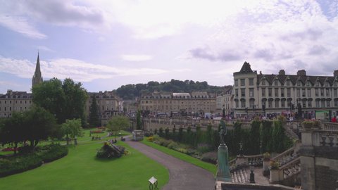 Bath City with park in United Kingdom