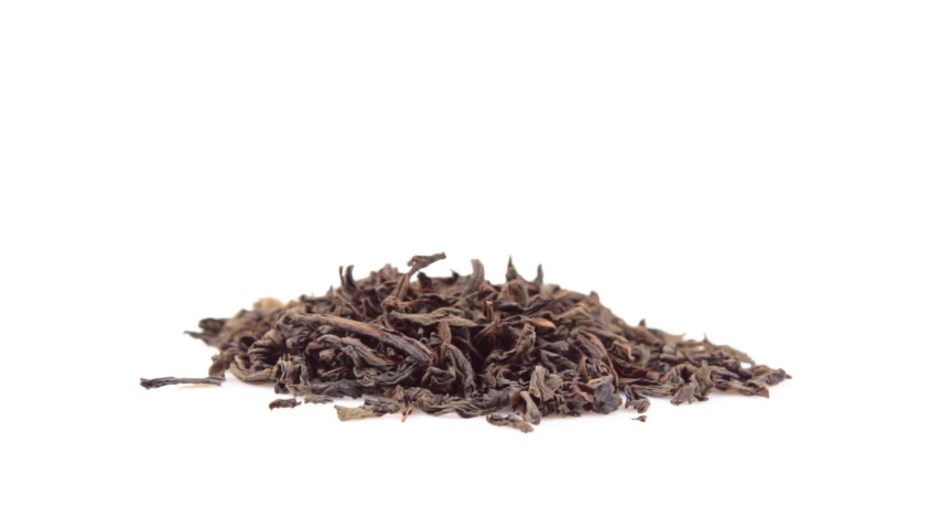 Dried Black Tea Leaves Rotate On Stock Footage Video (100% Royalty-free ...