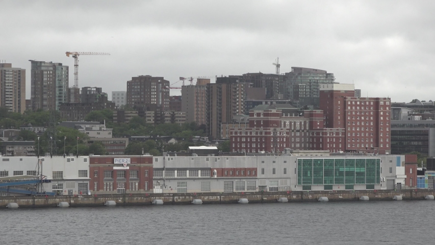 Canada. Halifax. Capital of the province of Nova Scotia. Downtown skyscrapers. City of Glory.