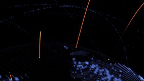 Digital Globe Connection Nodes 4K - Powered by Shutterstock - Get 15% off with code: PIKWIZARD15