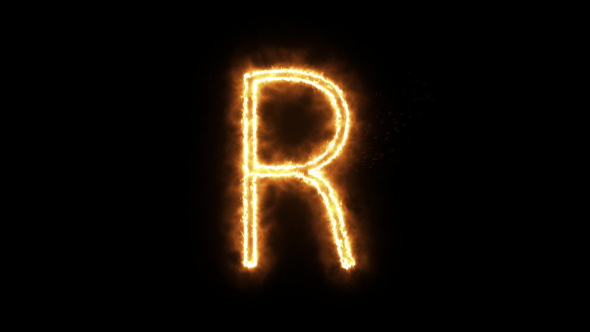 Fiery Letter R Font Stock Video Footage - 4K and HD Video Clips ...