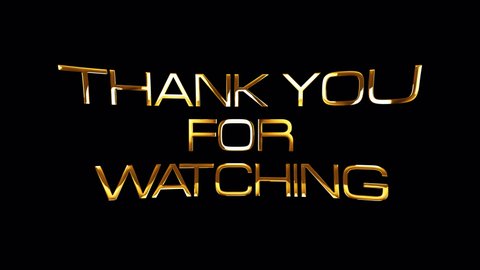 Thanks For Watching Stock Video Footage 4k And Hd Video Clips Shutterstock