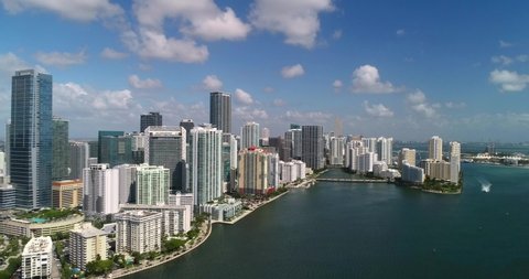 Downtown Miami - Ocean East - Drone Aerial - South Florida
