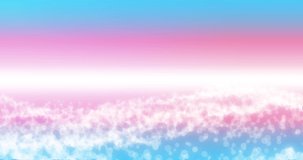 Seamless repeating 4k loop pattern for text with border below in transgender flag colors. Background for text, iconography or video
