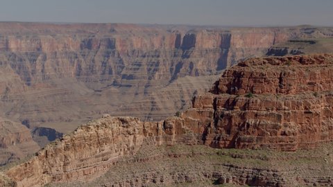 Cinematic aerial drone footage of Grand Canyon National Park in Arizona. 