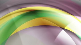 Colorful glossy elegant waves abstract motion design. Seamless looping. Video animation Ultra HD 4K 3840x2160