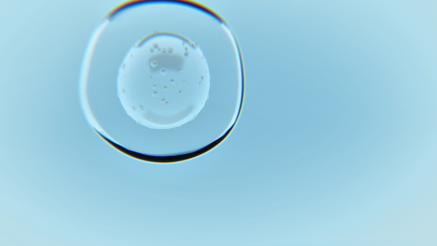 In Vitro fertilisation process through a microscope. Laboratory procedure with an egg cell, needle injection. Artificial insemination. 3D animation. Color aberrations. Close up medical footage in 4K Royalty-Free Stock Footage #1058092360