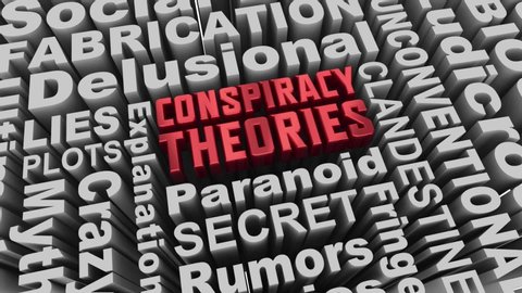 Conspiracy Theories False Stories Rumors Paranoid Lies 3d Animation