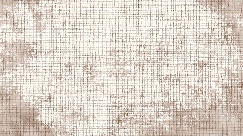 Burlap, old cloth, shades of brown. Video background in grunge style.  Video de stock