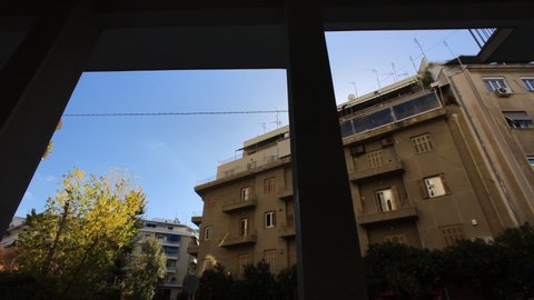 Residential buildings on Papadiamantopoulos street in Athens
