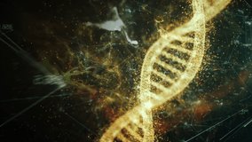 DNA ABSTRACT MEDICAL MOTION BACKGROUND