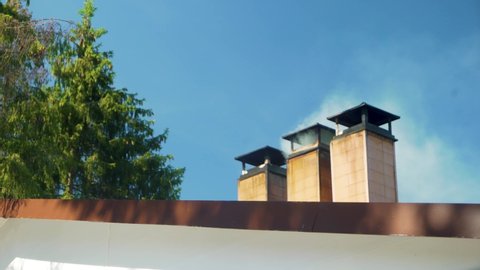 Zinc Standing Seam Roof With Zinc Chimney And Stainless Steel Snow Abatement System Zinc Roof Standing Seam Chimney Cap