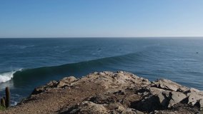 man with his face mask pandemic trip new way of traveling man looks from a viewpoint in punta de lobos surf point in chile with face mask in the new normal of chile healthy covid free - Powered by Shutterstock - Get 15% off with code: PIKWIZARD15