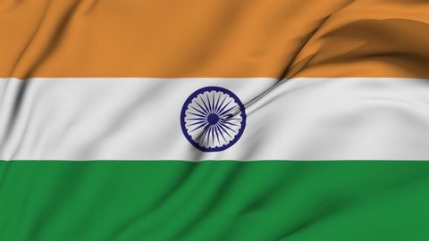 India Flag Is Waving 3d の動画素材 ロイヤリティフリー Shutterstock