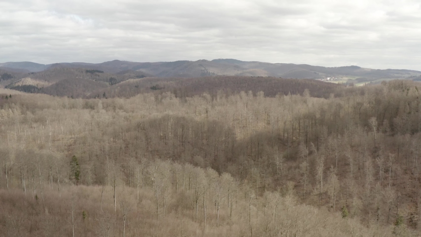 Hiking along beautiful lakes in the Harz national Park in Germany, Europe.