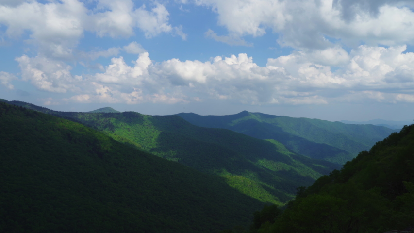 Sunset over the Blue Ridge Parkway in Virginia image - Free stock photo ...