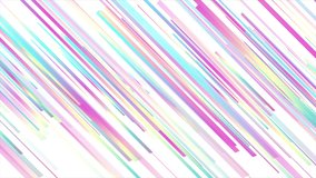 Holographic glossy stripes and lines geometric abstract tech motion design. Seamless looping. Video animation Ultra HD 4K 3840x2160