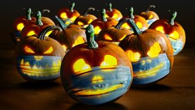 Halloween pumpkins in a protective medical face masks
Second wave of coronavirus infection in autumn. New normal concept. Halloween and Covid-19 concept. - Powered by Shutterstock - Get 15% off with code: PIKWIZARD15