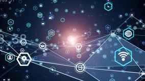 Communication network concept. Digital transformation. - Powered by Shutterstock - Get 15% off with code: PIKWIZARD15