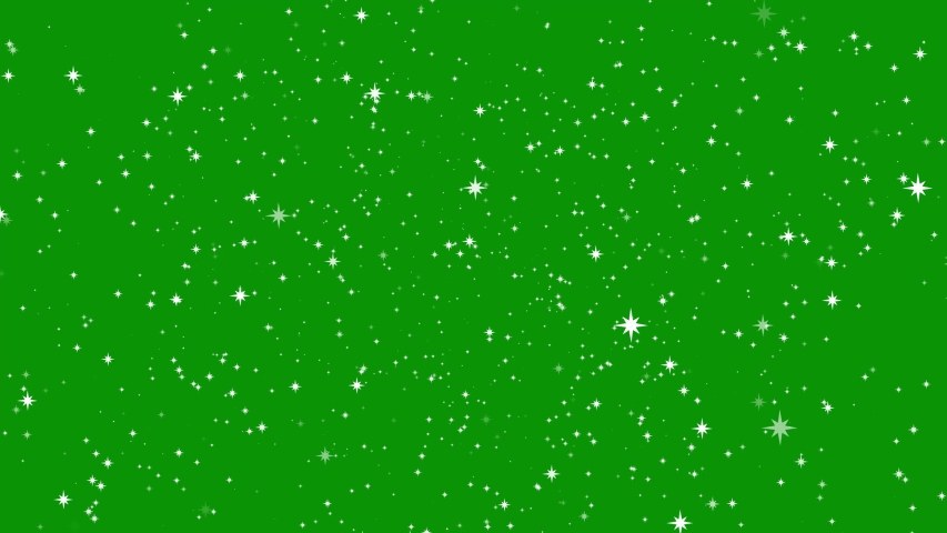 Stars shine effect on green screen background animation. Twinkle festive or holiday decoration. Christmas star glow 4k animation. Chroma key seamless loop. Royalty-Free Stock Footage #1058253079