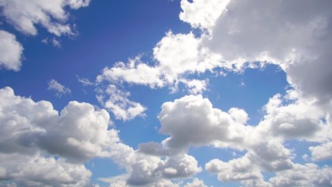 4K. 4096x2304P. Time lapse, beautiful sky with clouds background, Sky with clouds weather nature cloud blue, Blue sky with clouds and sun, Clouds At Sunrise In Summer Day.