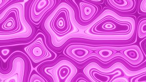 Stylish 3D Abstract Animation Color Liquid Smooth Wall. Multicolor Liquid Pattern. Purple Liquid Reflection Surface Macro. Beautiful Gradient Texture