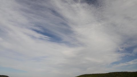 High cloudsing over Possum Kingdom Lake.