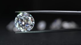 Luxury Diamond in Jewelry Tweezers - Powered by Shutterstock - Get 15% off with code: PIKWIZARD15
