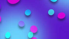 Modern background with moving colorful circles. Colorful modern backgrounds for themes, children's events or fun items.