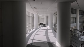 Empty modern corporate business office lobby with sofa  - Powered by Shutterstock - Get 15% off with code: PIKWIZARD15