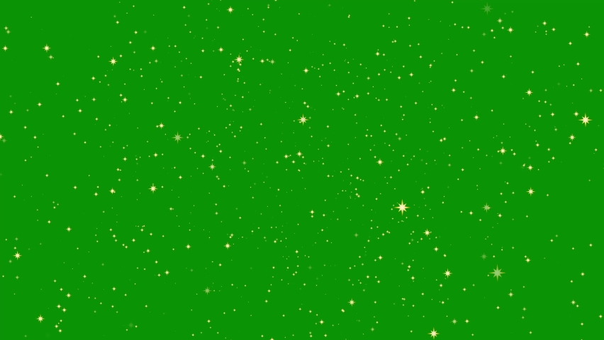Stars shine effect on green screen background animation. Twinkle festive or holiday decoration. Christmas golden star glow 4k animation. Chroma key seamless loop. Royalty-Free Stock Footage #1058467576