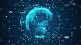 Global network connection and data connections concept. Communication technology global world network. Digital Data network technology With social network icons surrounded for worldwide connections. - Powered by Shutterstock - Get 15% off with code: PIKWIZARD15