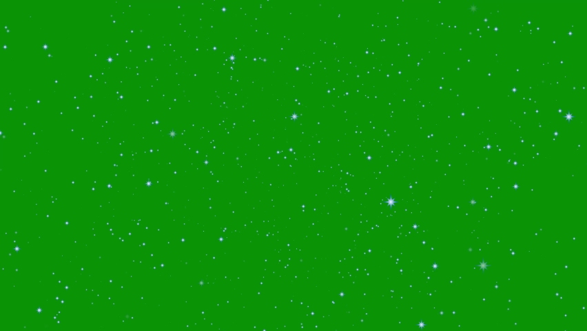 Stars shine effect on green screen background animation. Twinkle festive or holiday decoration. Christmas blue star glow 4k animation. Chroma key seamless loop. Royalty-Free Stock Footage #1058658094