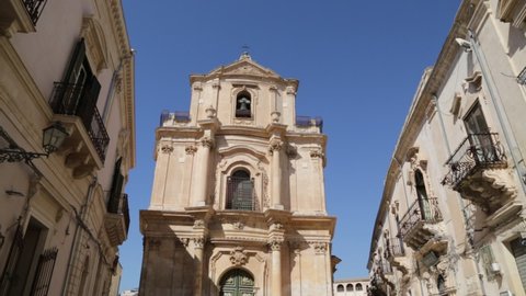 in italy sicily the beutiful city and antique landmarks
