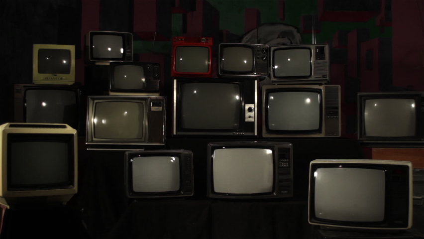 Flag of Nova Scotia, Canada, and Vintage Televisions.