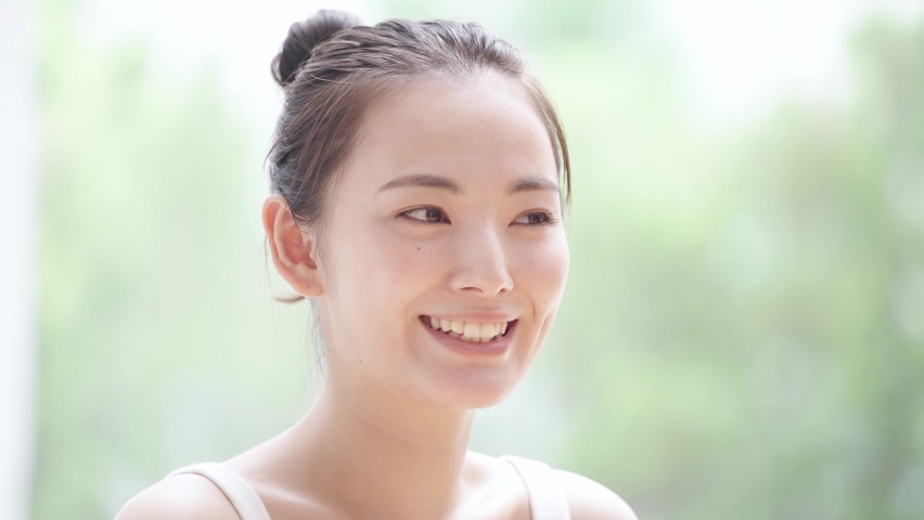 Young woman doing skin care | Shutterstock HD Video #1058813089