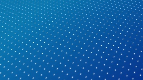 4K - Abstract blue particles digital background seamless animation loop.