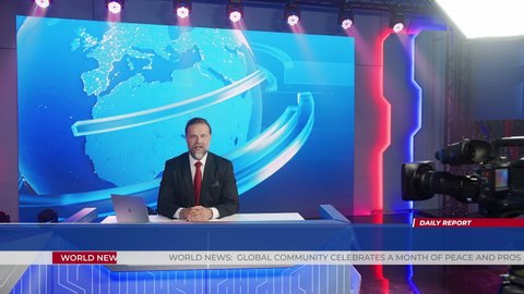 Newscaster Stock Video Footage 4k And Hd Video Clips Shutterstock