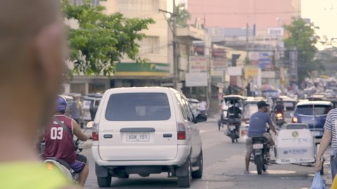 CITY OF ANTIPOLO , Rizal / Philippines - 07 01 2020: 3rd World Country Streets During Pandemic 1080p