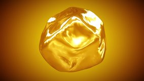 Oil particle shape in space. 3d animation. Loop and isolated with luma matte. - Powered by Shutterstock - Get 15% off with code: PIKWIZARD15